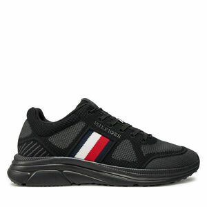 Sportcipők Tommy Hilfiger Modern Runner Knit Evo Ess FM0FM05245 Fekete kép