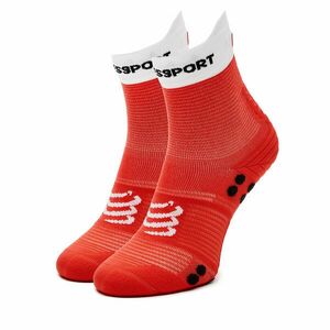 Unisex Magasszárú Zokni Compressport Pro Racing V 4.0 Run High XU00046B Piros kép