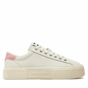 Sportcipők Tommy Jeans Tjw Foxing Flatform Sneaker EN0EN02567 Ekru kép