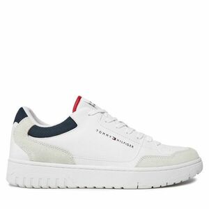 Sportcipők Tommy Hilfiger Th Basket Core Lth Mix Ess FM0FM05058 Fehér kép