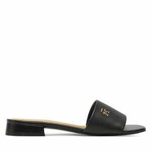 Papucs Tommy Hilfiger Th Flat Sandal FW0FW08290 Fekete kép