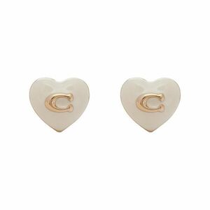 Fülbevaló Coach Enamel Heart Stud Earrings 37479226GLD100 Ezüst kép