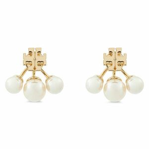 Fülbevaló Tory Burch Kira Pearl Front-Back Earring 153672 Arany kép