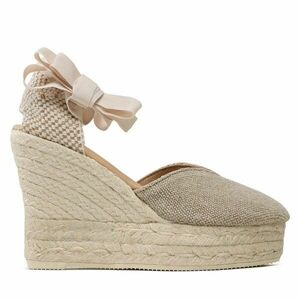 Espadrilles Manebi Heart-Shaped Wedge Espadrilles O 7.1 WH Bézs kép