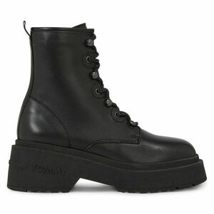 Bokacsizma Tommy Jeans Tjw Lace Up Boot Chunky EN0EN02404 Fekete kép