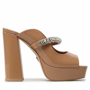 Papucs Kurt Geiger Duke Platform Peep Toe 9559248309 Barna kép