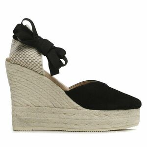 Espadrilles Manebi Heart-Shaped Wedge Espadrilles K 1.0 WH Fekete kép