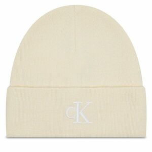 Sapka Calvin Klein Jeans Monogram Embro Beanie K60K612319 Ekru kép