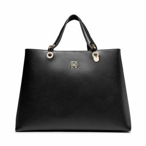 Táska Tommy Hilfiger Th Chic Satchel AW0AW14784 Fekete kép