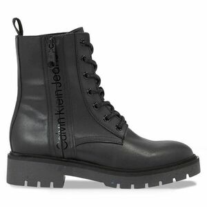 Bakancs Calvin Klein Jeans Combat Mid Laceup Boot Wn YW0YW01255 Fekete kép