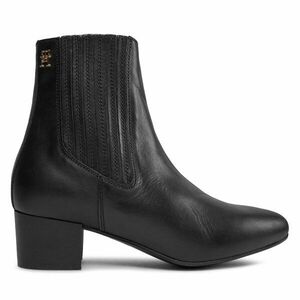 Bokacsizma Tommy Hilfiger Essential Leather Boot FW0FW07759 Fekete kép