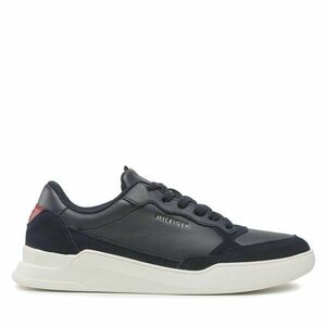 Sportcipők Tommy Hilfiger Elevated Cupsole Leather Mix FM0FM04358 Sötétkék kép