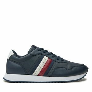 Sportcipők Tommy Hilfiger Runner Evo Lth Mix Ess FM0FM05121 Sötétkék kép