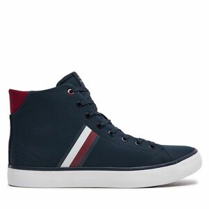 Sportcipők Tommy Hilfiger Th Hi Vulc Stripes Mesh FM0FM04948 Sötétkék kép