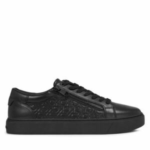 Sportcipők Calvin Klein Low Top Lace Up W/Zip Mono HM0HM01188 Fekete kép