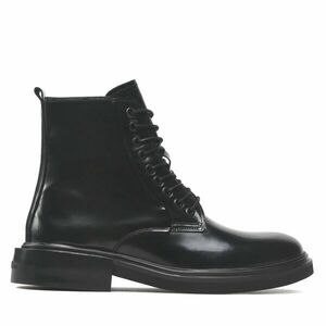 Csizma Calvin Klein Lace Up Boot Br Lth HM0HM00669 Fekete kép