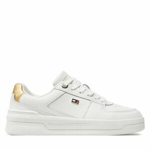 Sportcipők Tommy Hilfiger Essential Basket Sneaker Gold FW0FW08076 Ekru kép