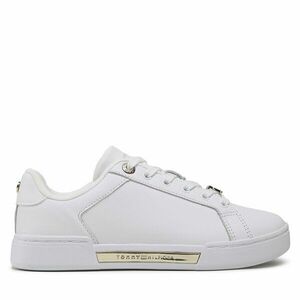 Sportcipők Tommy Hilfiger Court Sneaker With Lace Hardware FW0FW06908 Fehér kép