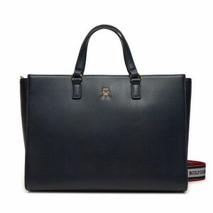 Táska Tommy Hilfiger Fresh Satchel Corp AW0AW16684 Sötétkék kép