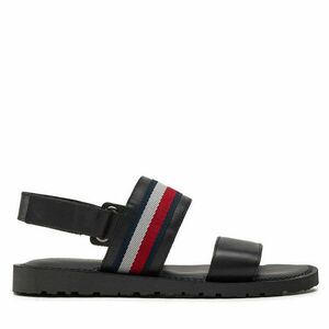 Szandál Tommy Hilfiger Core Hilfiger Lth Strappy Sandal FM0FM05009 Fekete kép