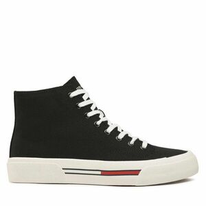 Sportcipők Tommy Jeans Mid Canvas Color EM0EM01157 Fekete kép