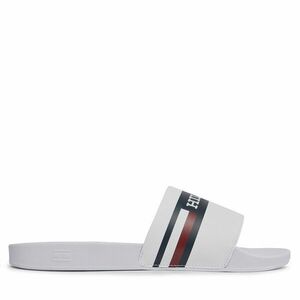 Papucs Tommy Hilfiger Corporate Hilfiger Pool Slide FM0FM04911 Fehér kép