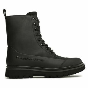 Bokacsizma Calvin Klein Jeans Chunky Combat Laceup Boot Rub YW0YW01066 Fekete kép