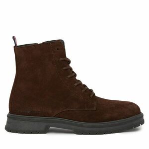 Csizma Tommy Hilfiger Hilfiger Core Suede Boot FM0FM04674 Barna kép