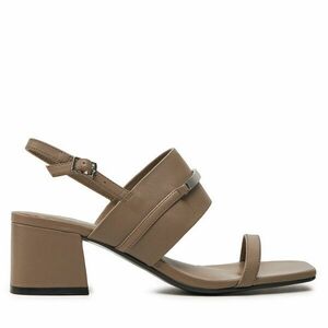 Szandál Calvin Klein Heel Sandal 45 Met Bar Lth HW0HW02056 Barna kép