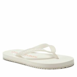 Flip-flops Calvin Klein Jeans Beach Sandal Monogram Tpu YW0YW00098 Fehér kép