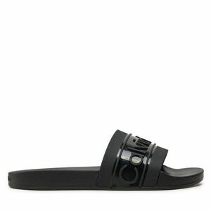 Papucs Calvin Klein Slide Tpu Saffiano HW0HW02107 Fekete kép