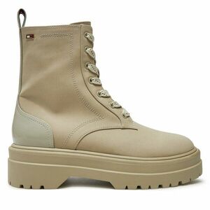 Bakancs Tommy Hilfiger Flag Ventile Lace Up Boot FW0FW08287 Bézs kép