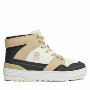 Sportcipők Tommy Hilfiger Th Basket Sneaker Hi FW0FW07757 Bézs kép