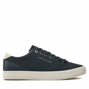 Teniszcipő Tommy Hilfiger Th Hi Vulc Low Summer Cvs FM0FM05056 Sötétkék kép