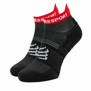 Rövid unisex zoknik Compressport Pro Racing Socks V4.0 Run Low XU00047B Fekete kép