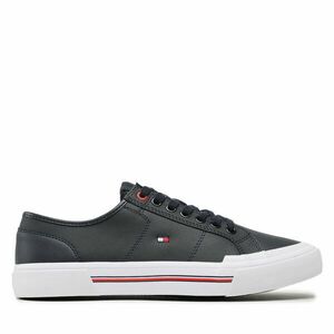 Teniszcipő Tommy Hilfiger Core Corporate Vulc Leather FM0FM04561 Sötétkék kép