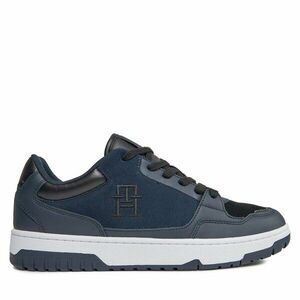 Sportcipők Tommy Hilfiger Th Basket Street Suede Mix FM0FM04873 Kék kép