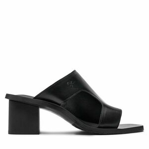 Papucs Calvin Klein Jeans 5 Heel Sandal Lh Mg Mtl YW0YW01500 Fekete kép