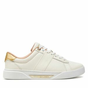 Sportcipők Tommy Hilfiger Chic Panel Court Sneaker FW0FW07998 Ekru kép