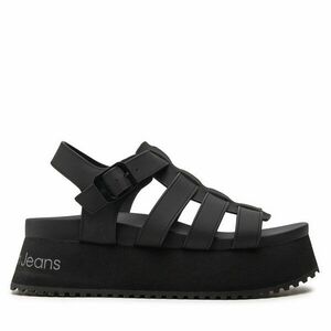 Szandál Calvin Klein Jeans Platform Buckle Rubber Mg Mtl YW0YW01513 Fekete kép