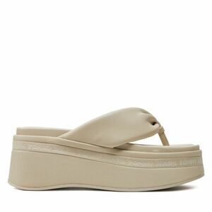 Flip-flops Tommy Jeans Tjw Wedge Sandal EN0EN02457 Bézs kép