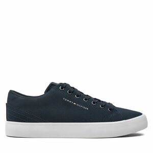 Teniszcipő Tommy Hilfiger Th Hi Vulc Low Canvas FM0FM04882 Sötétkék kép