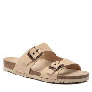 Papucs Tommy Hilfiger Cork Suede Buckle Sandal FM0FM04367 Bézs kép