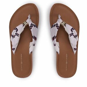 Flip-flops Tommy Hilfiger Th Elevated Beach Sandal Print FW0FW07164 Ekru kép