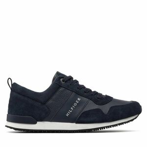 Sportcipők Tommy Hilfiger Iconic Leather Suede Mix Runner FM0FM00924 Sötétkék kép