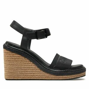 Espadrilles Calvin Klein Wedge Sandal 70 He HW0HW02050 Fekete kép