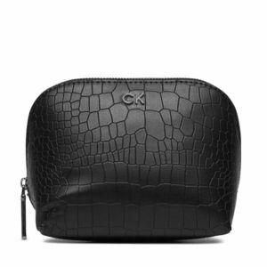 Smink táska Calvin Klein Ck Daily Cosmetic Pouch_Croco K60K612640 Fekete kép