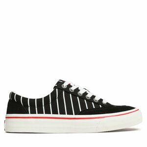 Teniszcipő Tommy Jeans Skate Canvas Stripes EM0EM01153 Fekete kép