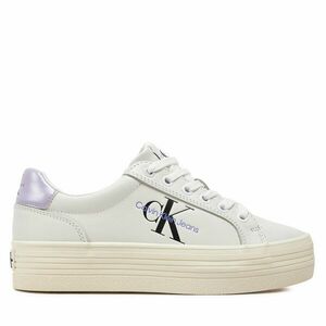 Sportcipők Calvin Klein Jeans Vulc Flatform Laceup Lth YW0YW01474 Fehér kép