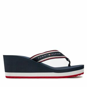 Flip-flops Tommy Hilfiger Hilfiger Hi Wedge Beach Sandal FW0FW08012 Sötétkék kép